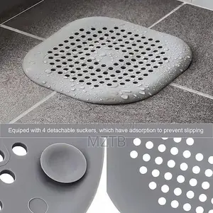 Floor Drain Strainer Debris Stopper - Gray