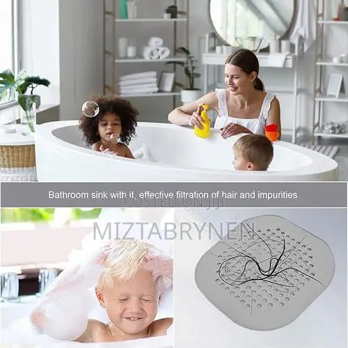 Floor Drain Strainer Debris Stopper - Gray