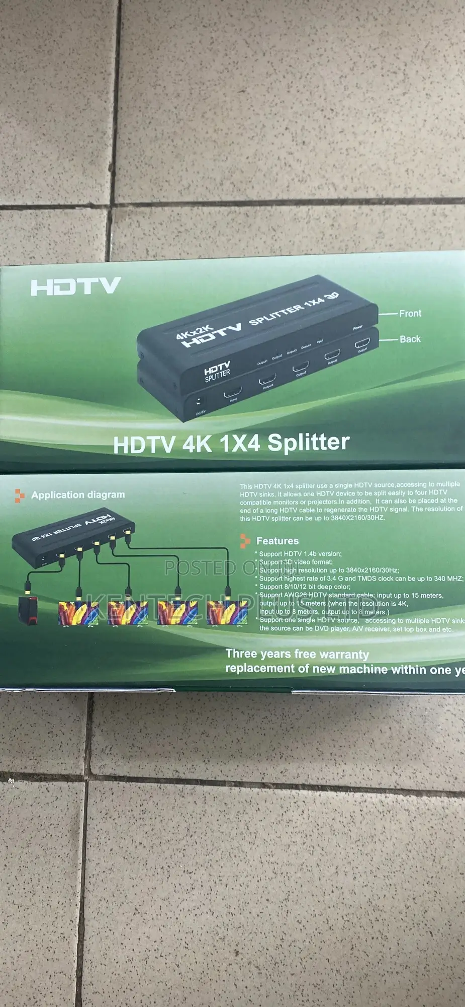 Hdtv 4k 1x4 Splitter