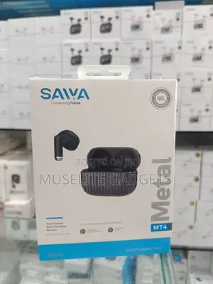 Saiya Metal Mt4 Wireless Earbuds -Strong Bass, Long Battery, Durable