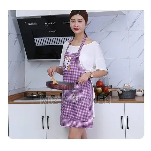Reusable Adults Kitchen Apron - Purple