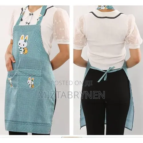 Reusable Adults Kitchen Apron - Green