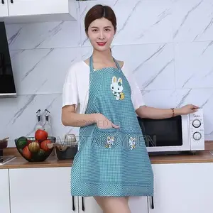 Reusable Adults Kitchen Apron - Green