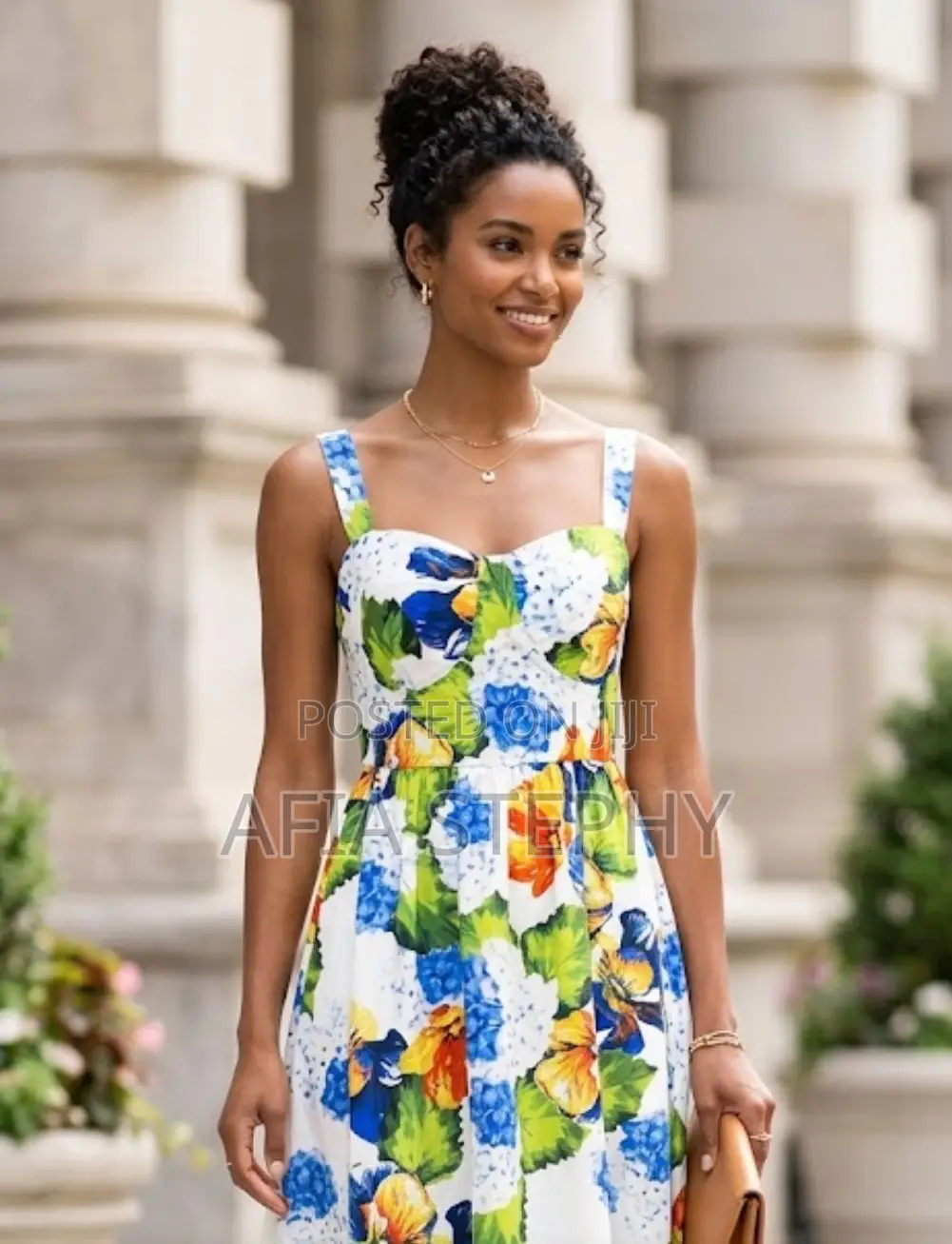 Multicoloured Sleeveless Dress