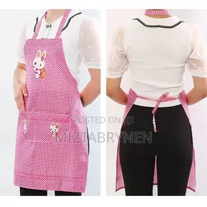 Reusable Adults Kitchen Apron - Pink