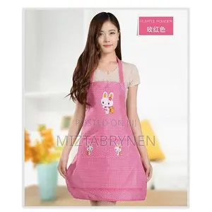 Reusable Adults Kitchen Apron - Pink