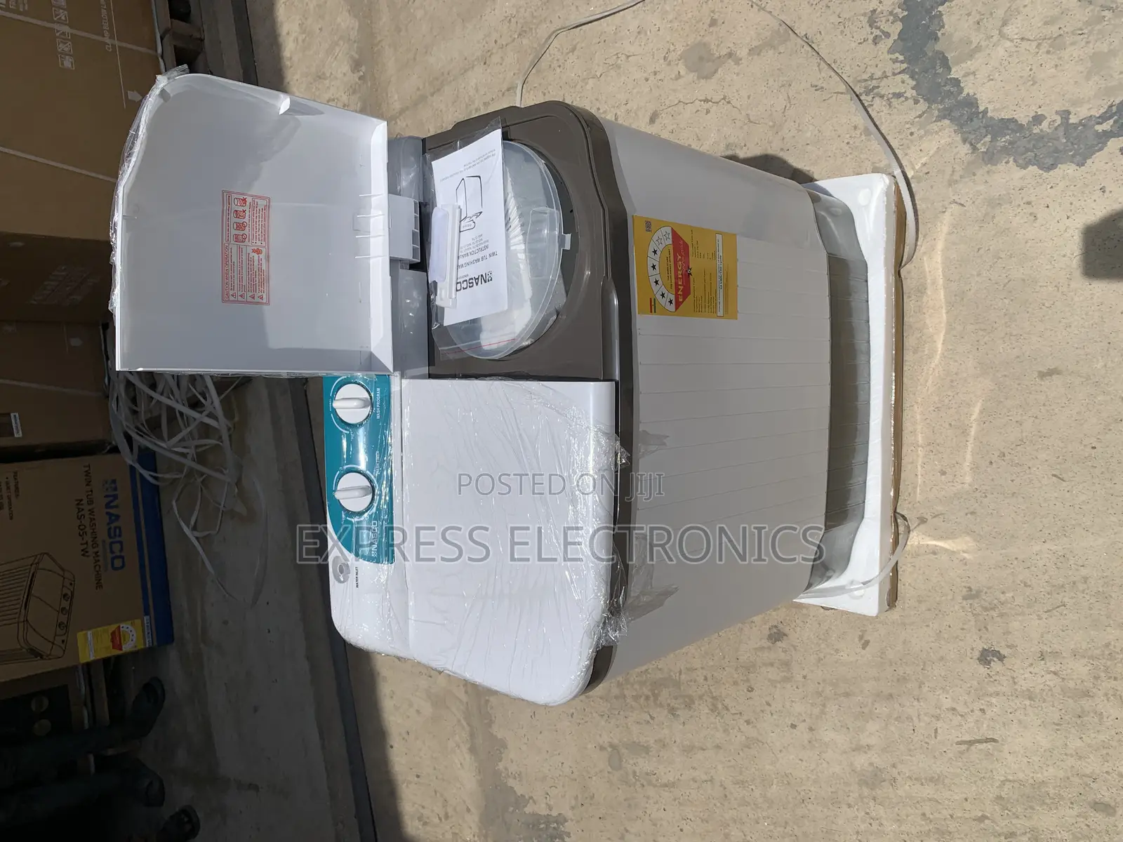 Brand New Washing Machine Topload 5kg Nasco Semi Automatic