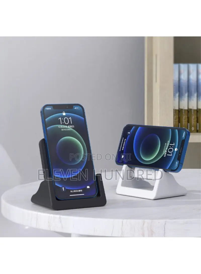 15w Fast Charging Dock Vertical Wireless Charger (White)