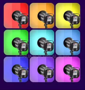Rgb 500w Studio Light With Remote, Full Color Photography Video Light