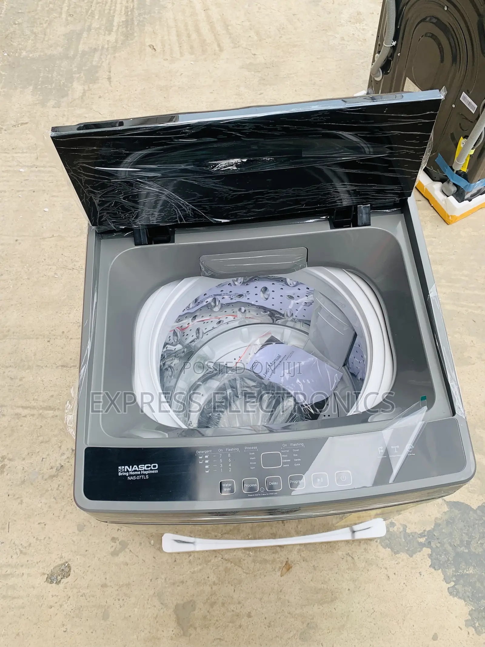 Nasco 7kg Topload Full Auto Dark Grey