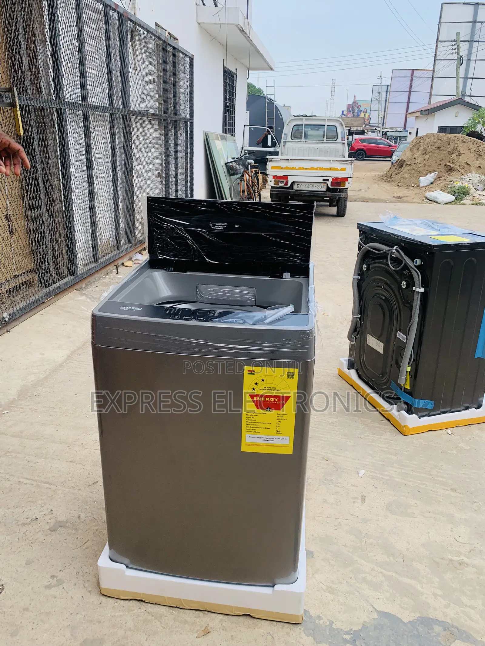 Easy to Operate Wm Topload Nasco 7kg Full Auto