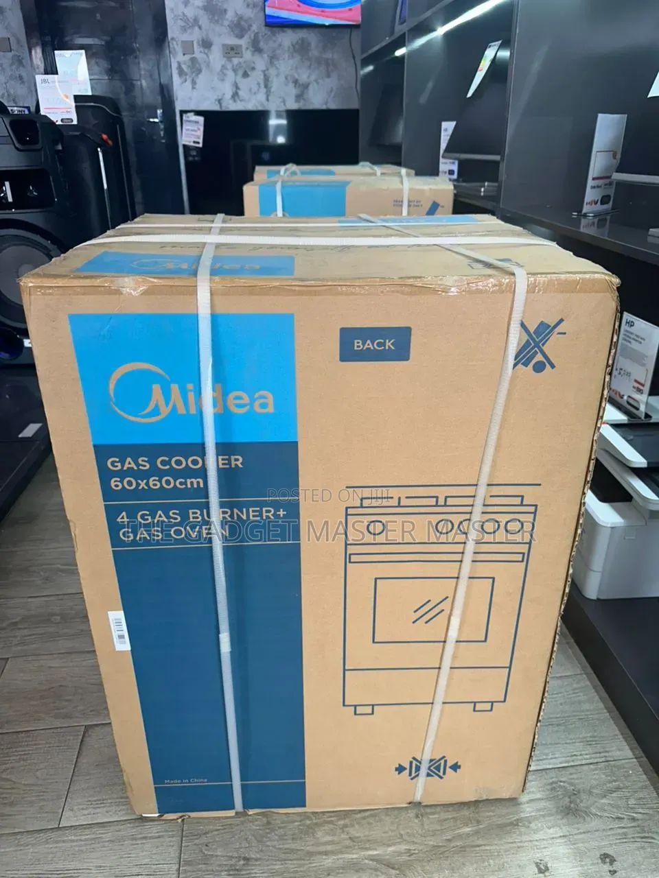 Midea 24tmg4g081-B 60x60cm 4 Gas Burner With Gas Oven