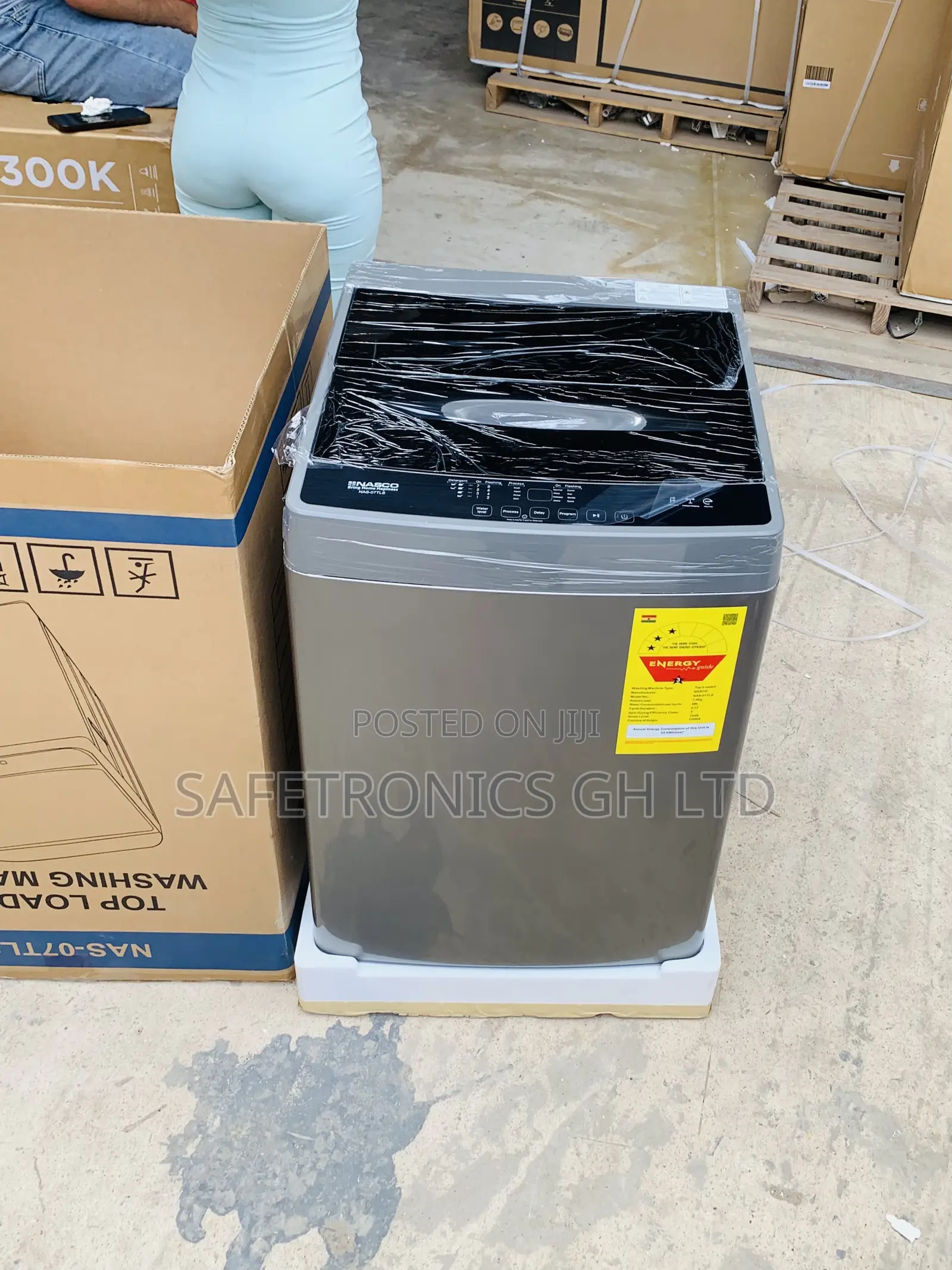 Secure Fast Nasco 7kg Top-Load Full Automatic Washing Machine