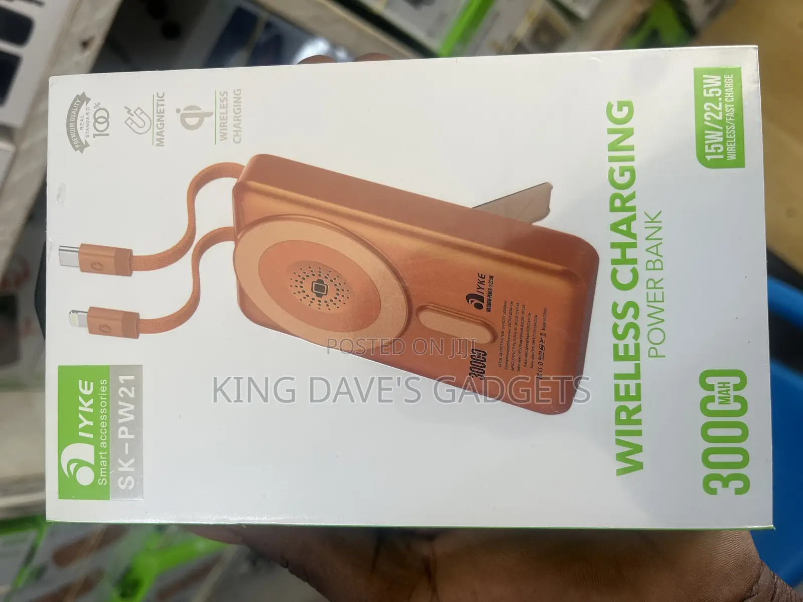Iyke Wireless Charging Powerbank