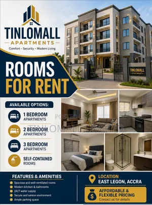 1bdrm House in Coastal Estate, Spintex for rent