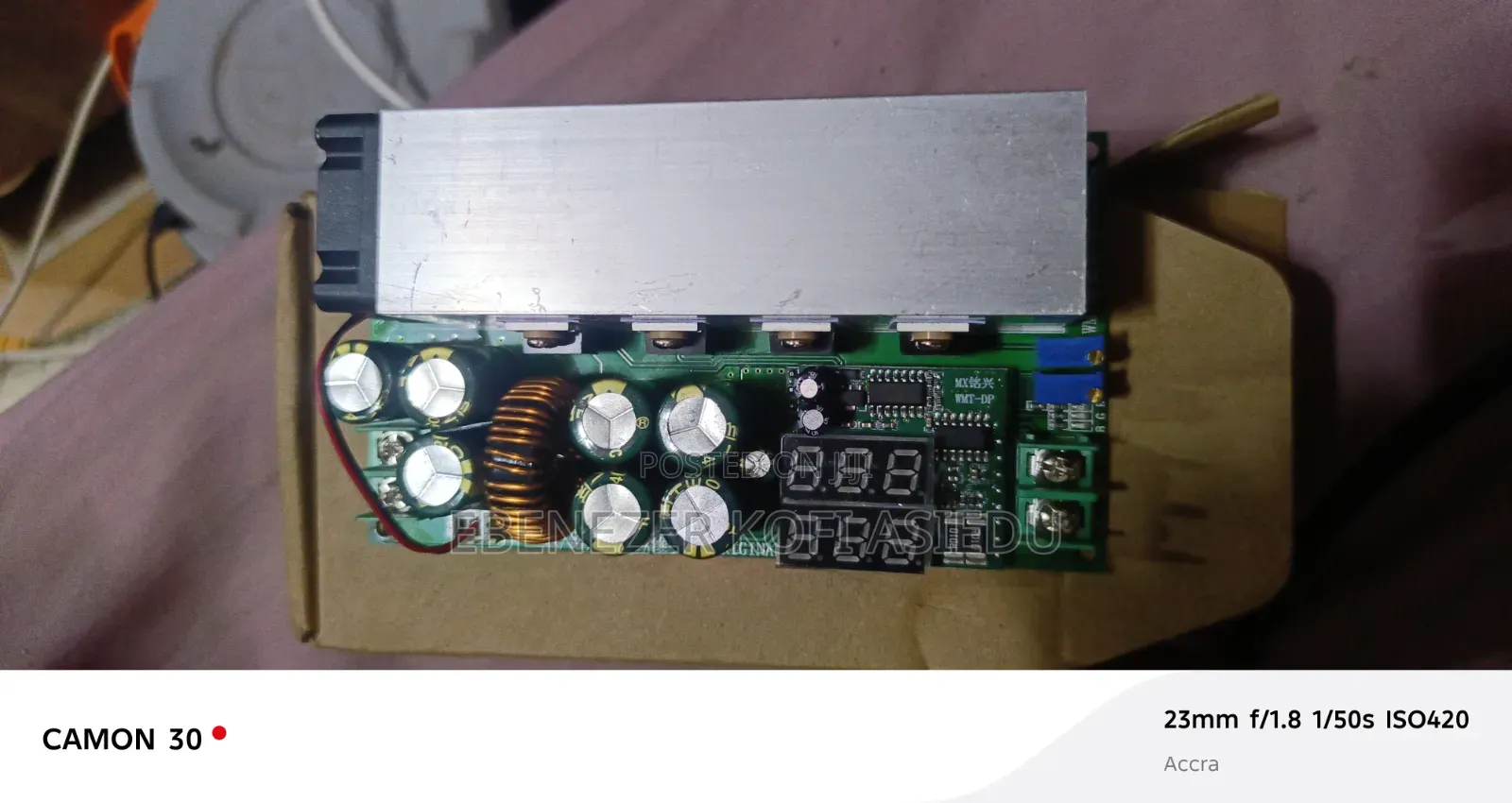 500w Dc to Dc Buck to Buck Converter