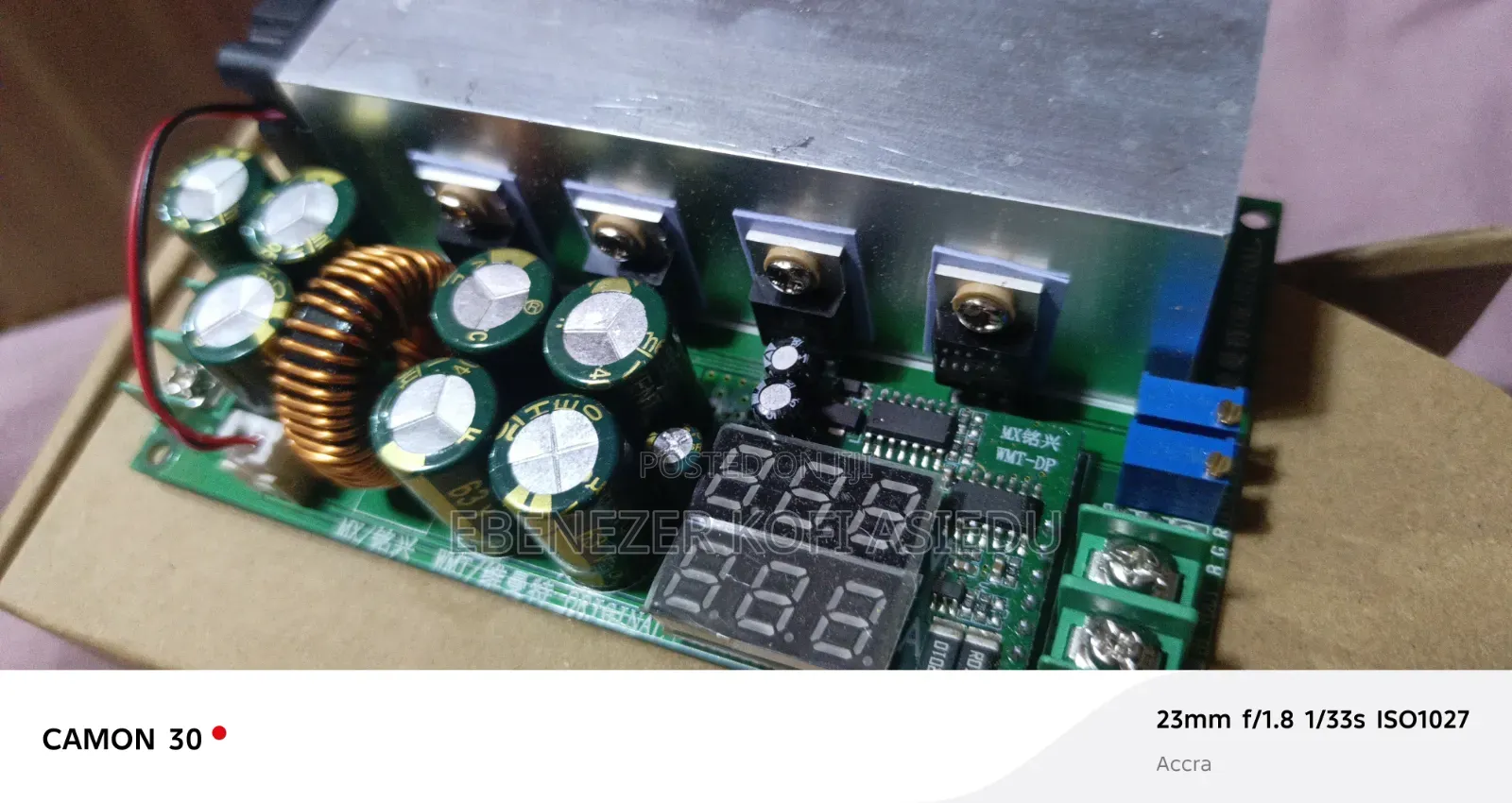 500w Dc to Dc Buck to Buck Converter