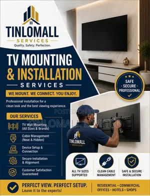 All Types of Tv Mounting and Installation Services