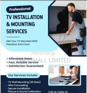 All Types of Tv Mounting and Installation Services