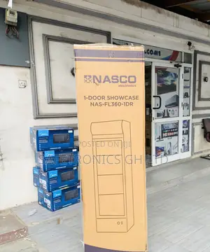 Newest Update Nasco 298 LTRS Display Fridge-Nas-Fl360-1dr