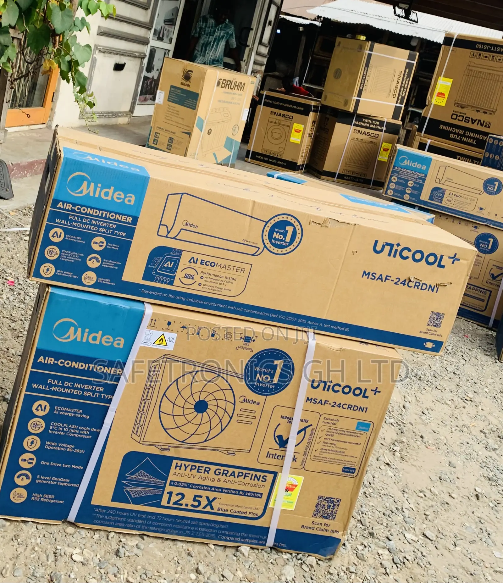 Newly Bulky Midea 2.0hp (18,000 Btu) Air Conditioners