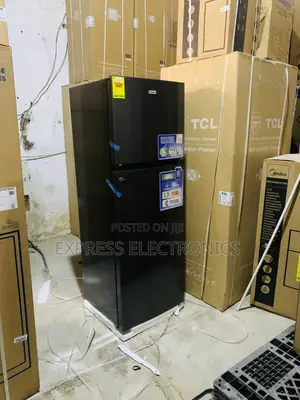 Nasf2-45 Double Door Fridge Nasco Black