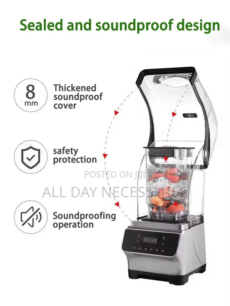 Digital Soundproof Commercial Blender