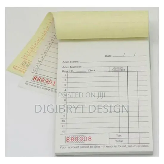Customized Invoice and Receipt