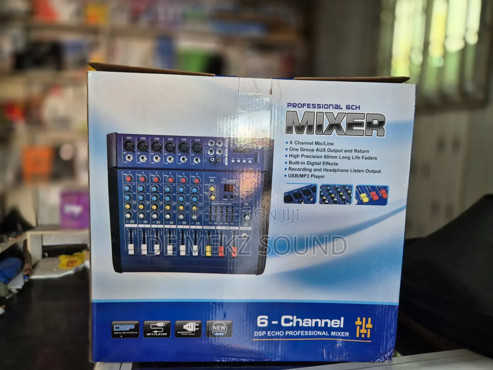 Professional 6ch Mixer