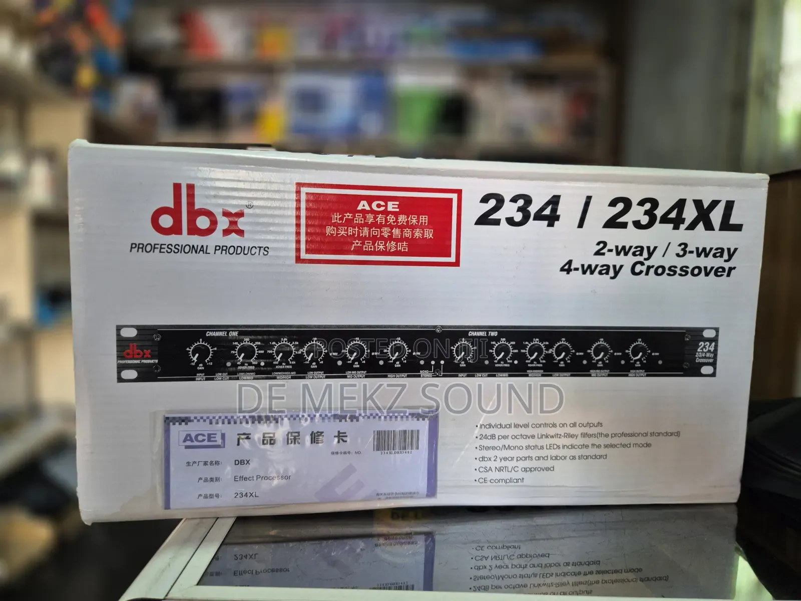 DBX 234xl Professional Audio Crossover