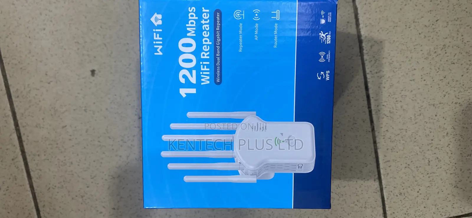 1200mbps 6 Anatenna Dual Band Wifi Rang Extender