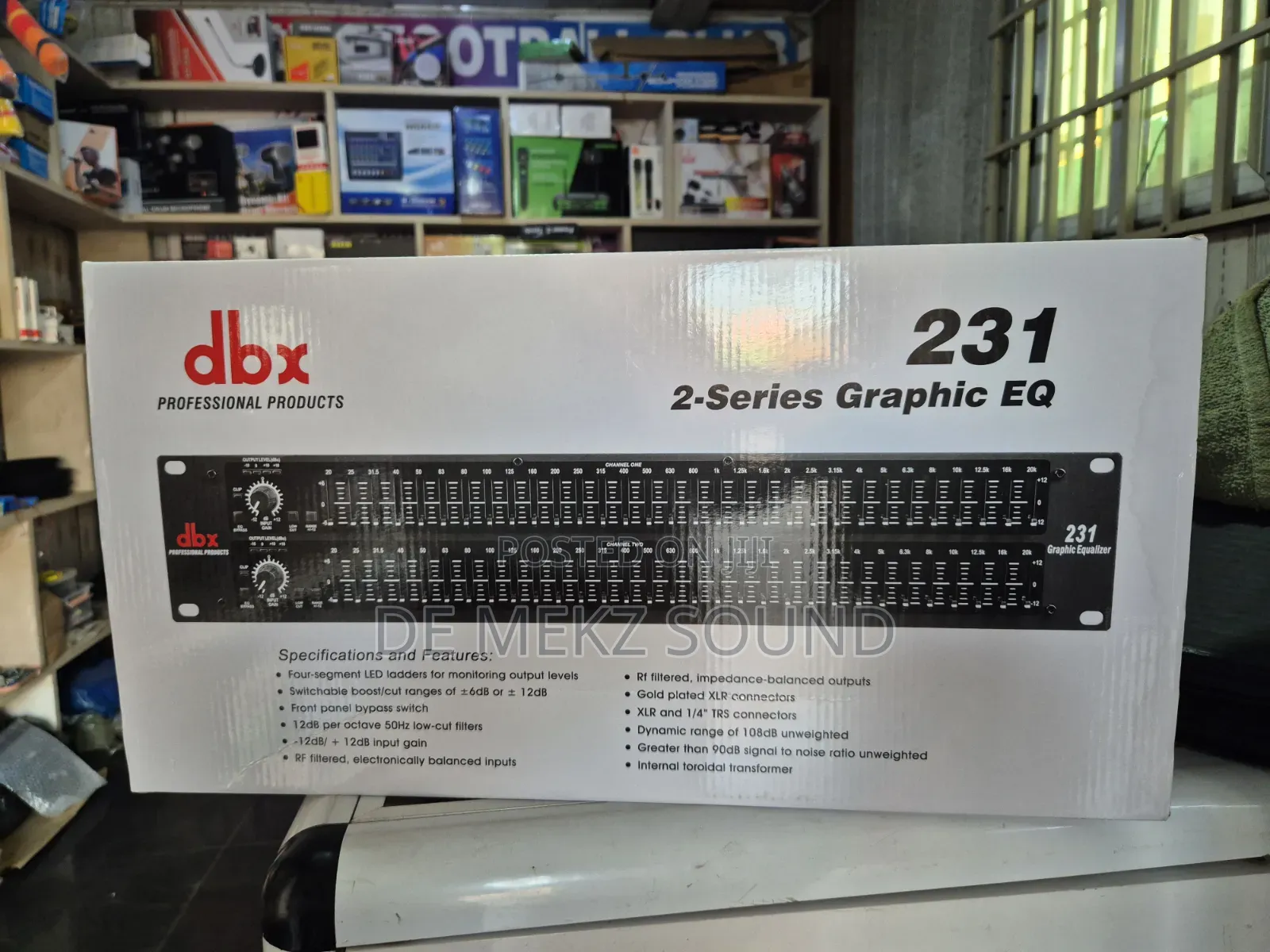 DBX Double Equalizer 231 2-Series Graphic Eq