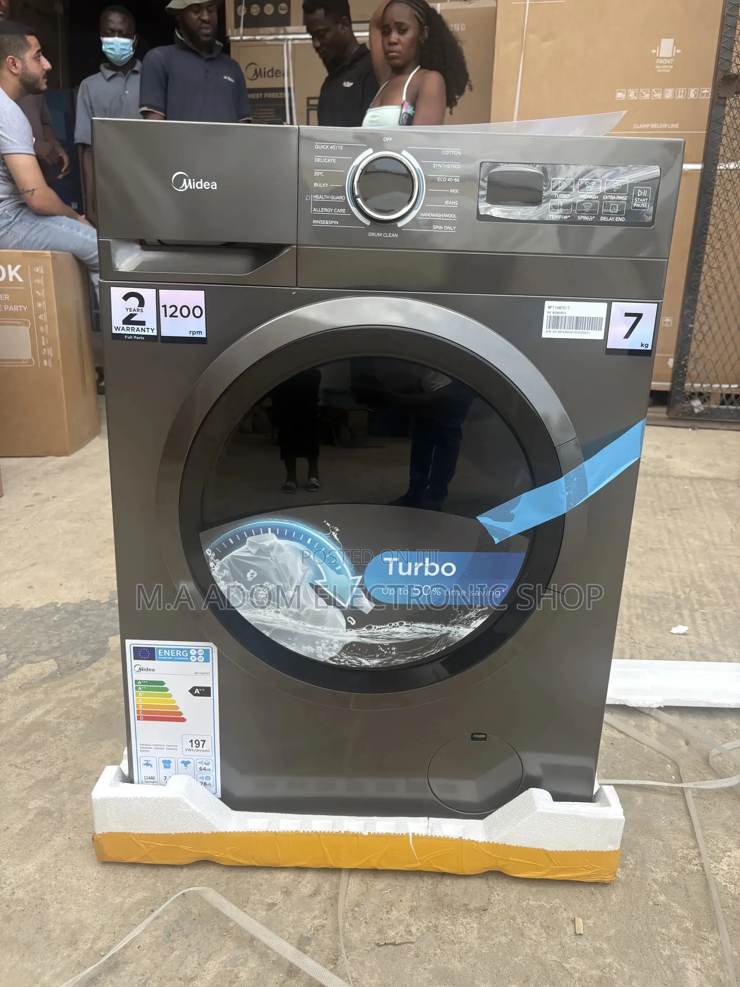 Brand New Midea 7kg Washing Machine