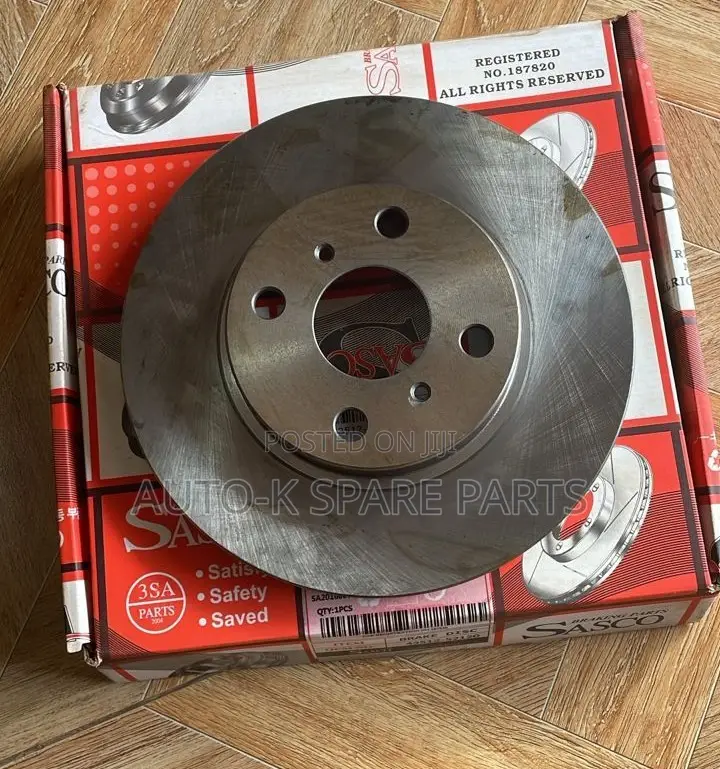 Brand New Brake Disc Pair - Toyota Yaris