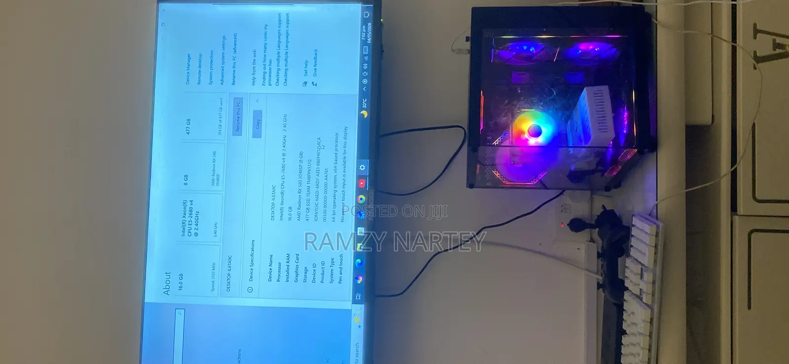 Desktop Computer 16GB Intel Xeon SSD 500GB