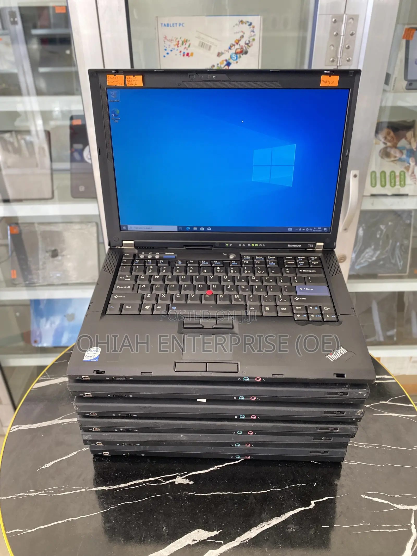 Laptop Lenovo ThinkPad T61 4GB Intel Core 2 Duo HDD+SSD 256GB