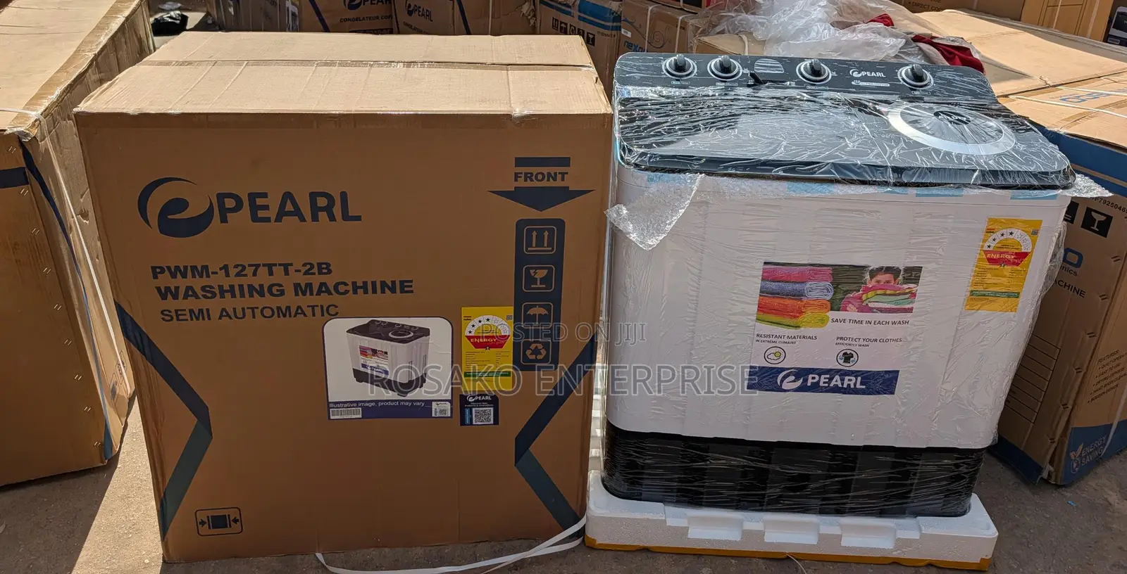 Pearl 12kg Semi Automatic Washing Machine Twin Tub