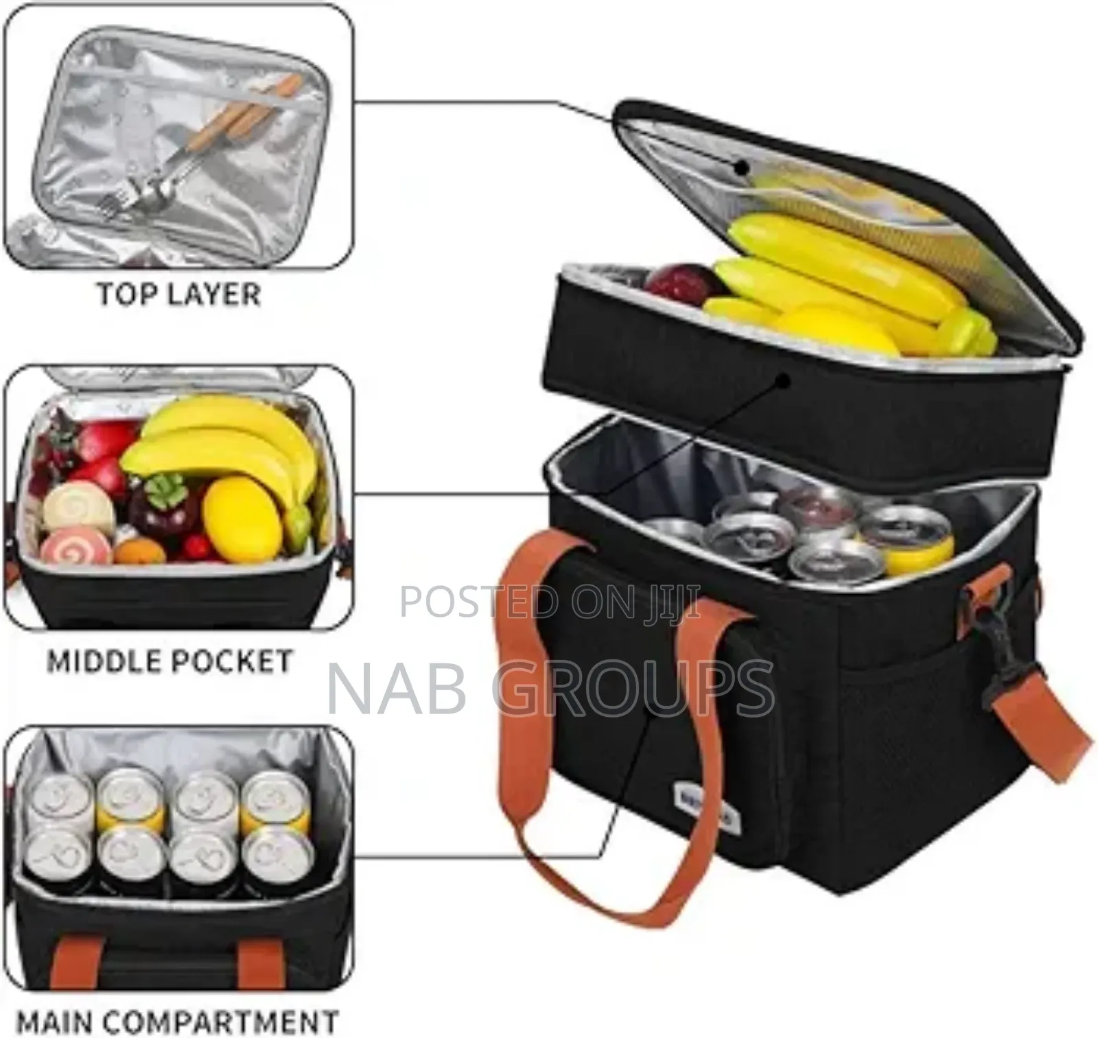 Dual Compartment Brivilas Bag
