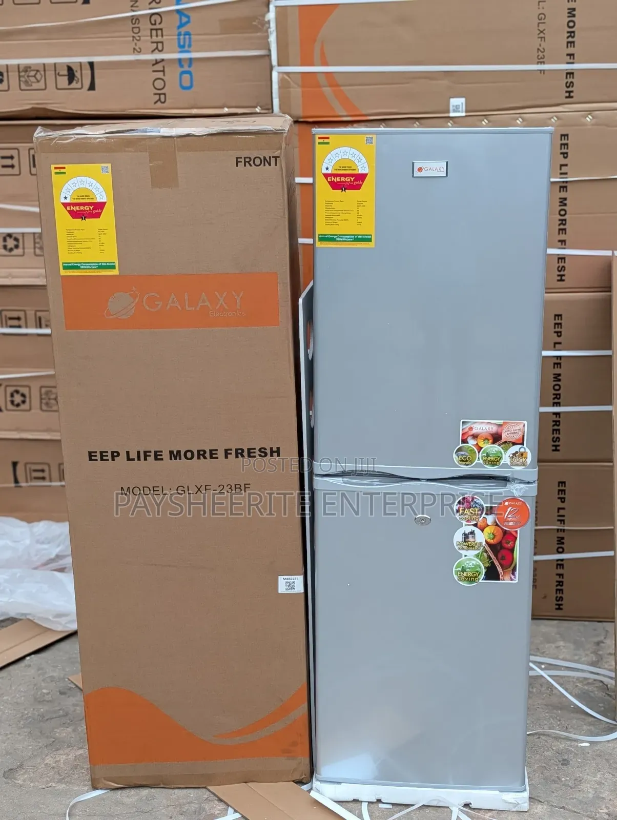 Galaxy 146ltr Combi Fridge