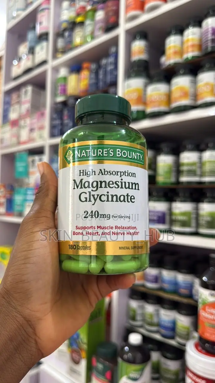 Nature's Bounty High Absorption Magnesium Glycinate 240 Mg