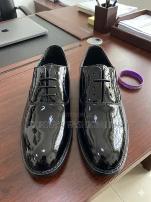 Black Patent Oxford Shoes