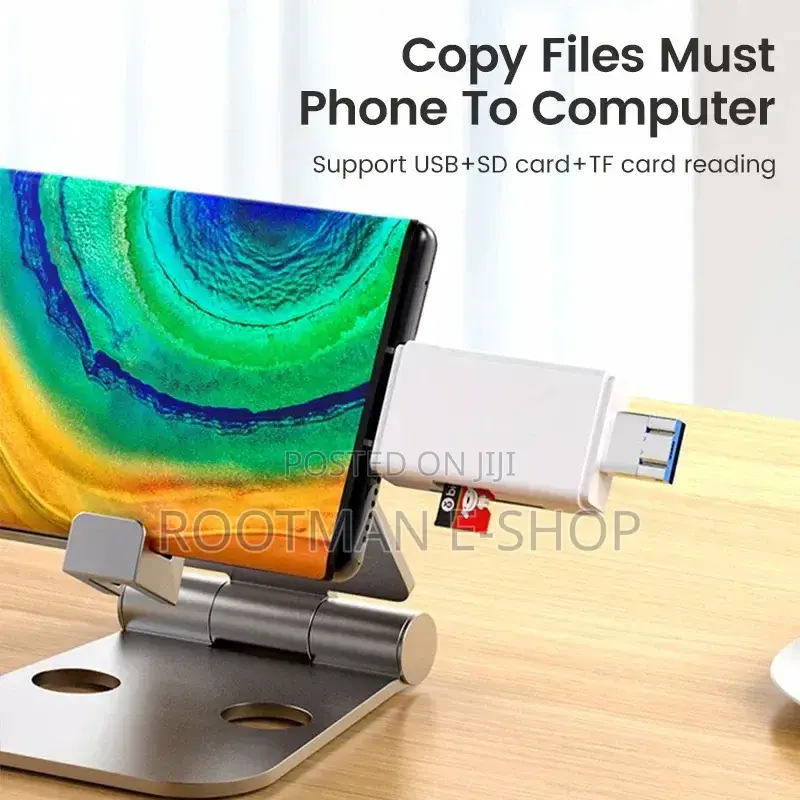 All-in-1 Card Reader For Phone And Pc