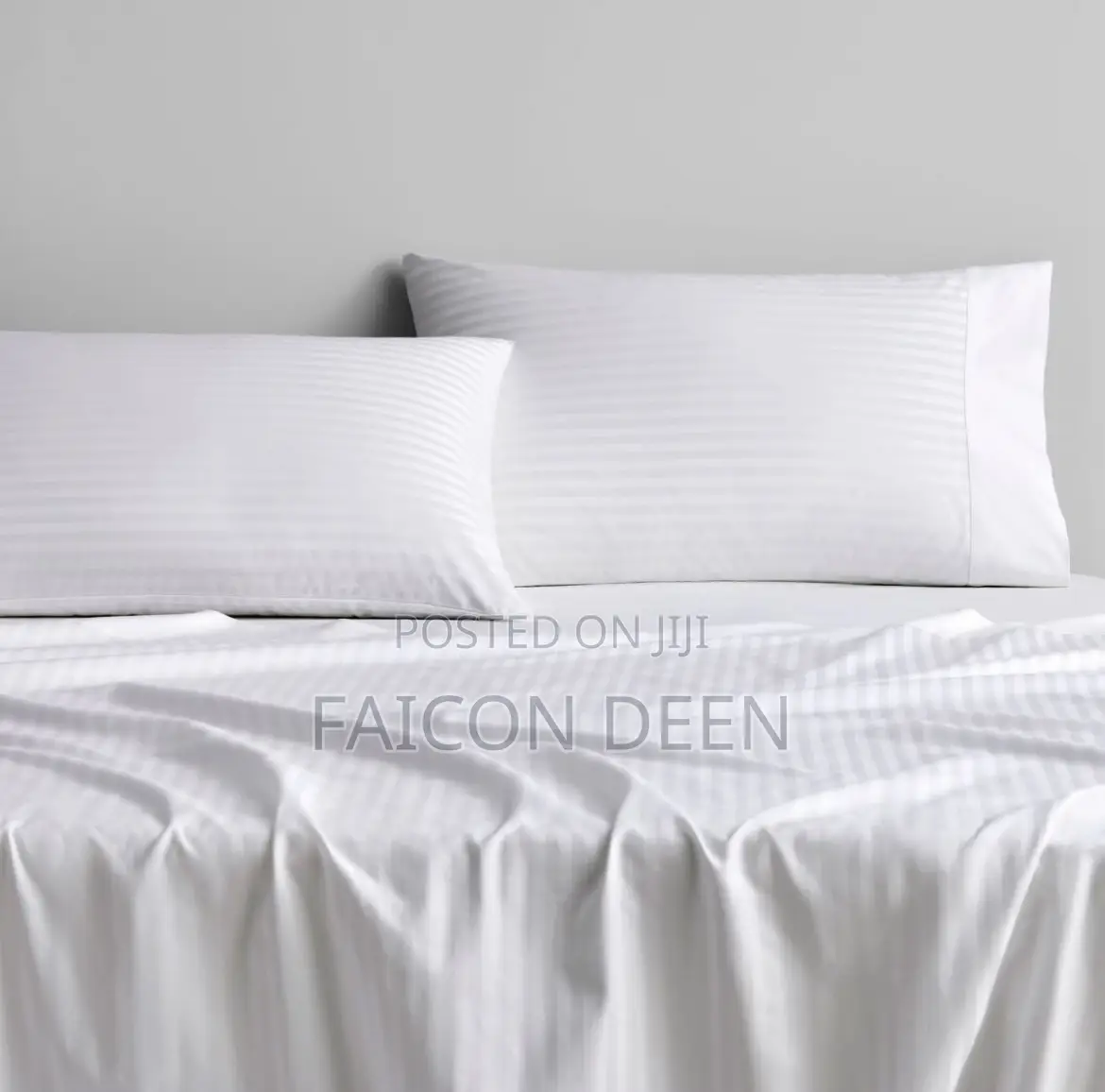 Classic Stripes, Timeless Comfort( 2 Cotton Bedsheets , 4 Pillow Cases