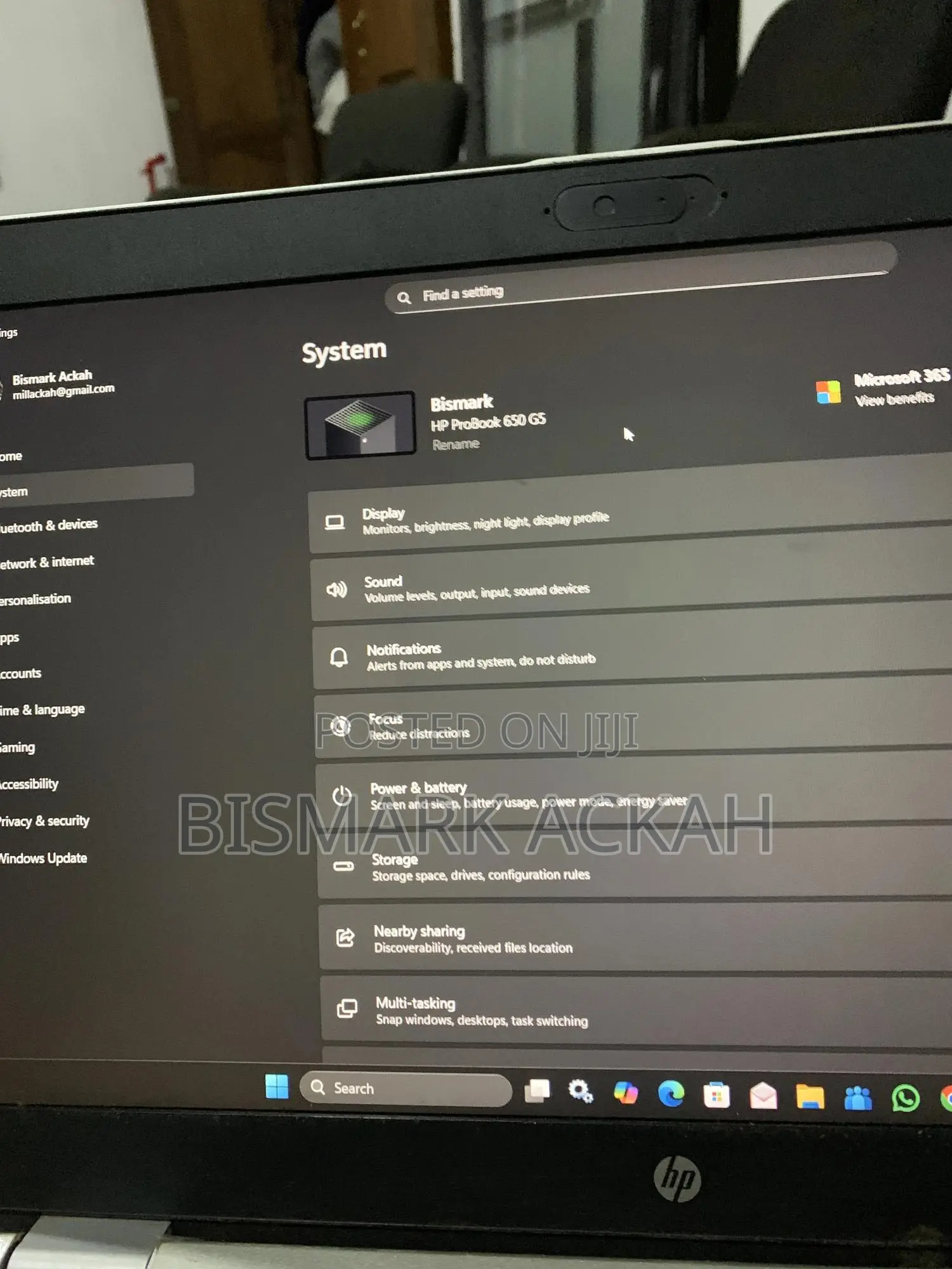 Laptop HP ProBook 650 G5 8GB Intel Core i5 SSD 256GB