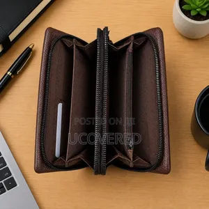 Valentoria Faux Leather Business Clutch Wallet