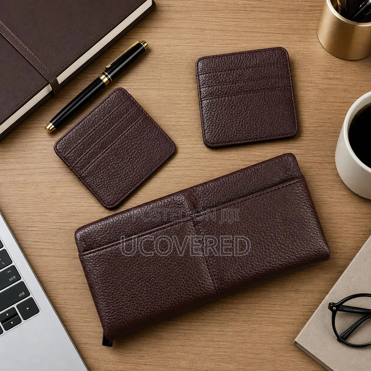 Valentoria Faux Leather Business Clutch Wallet