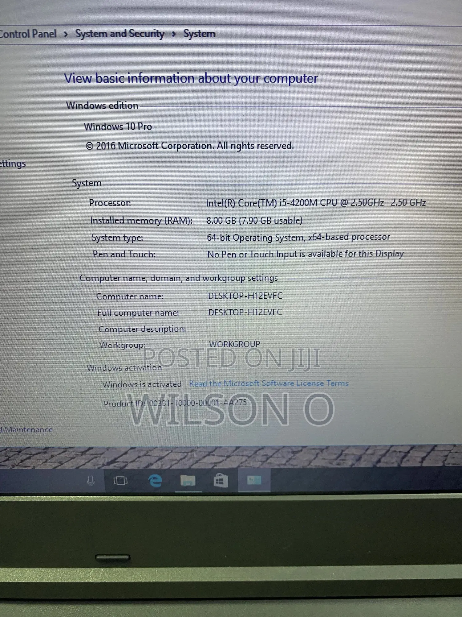 Laptop Lenovo ThinkPad L440 8GB Intel Core i5 HDD 500GB