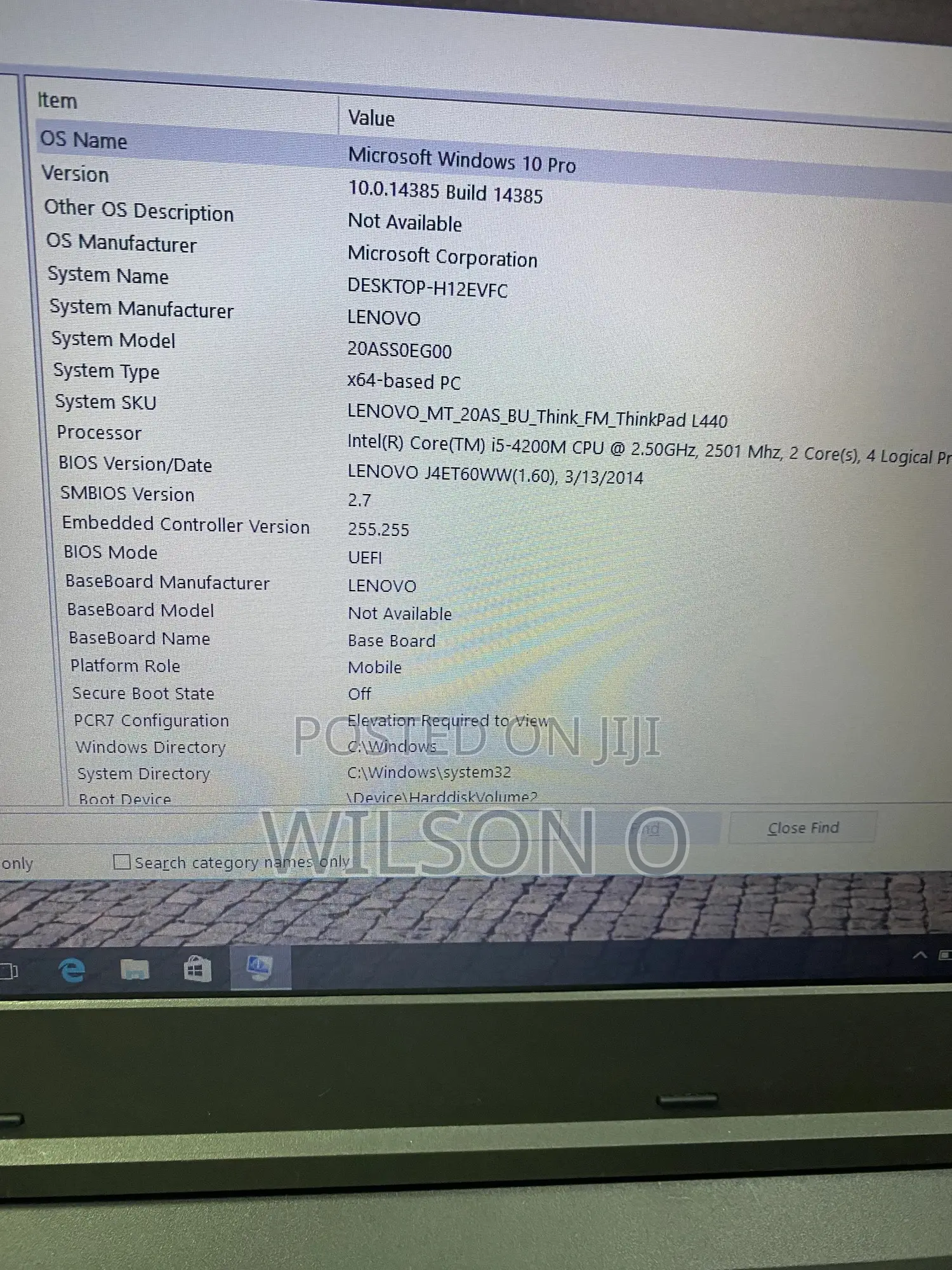 Laptop Lenovo ThinkPad L440 8GB Intel Core i5 HDD 500GB