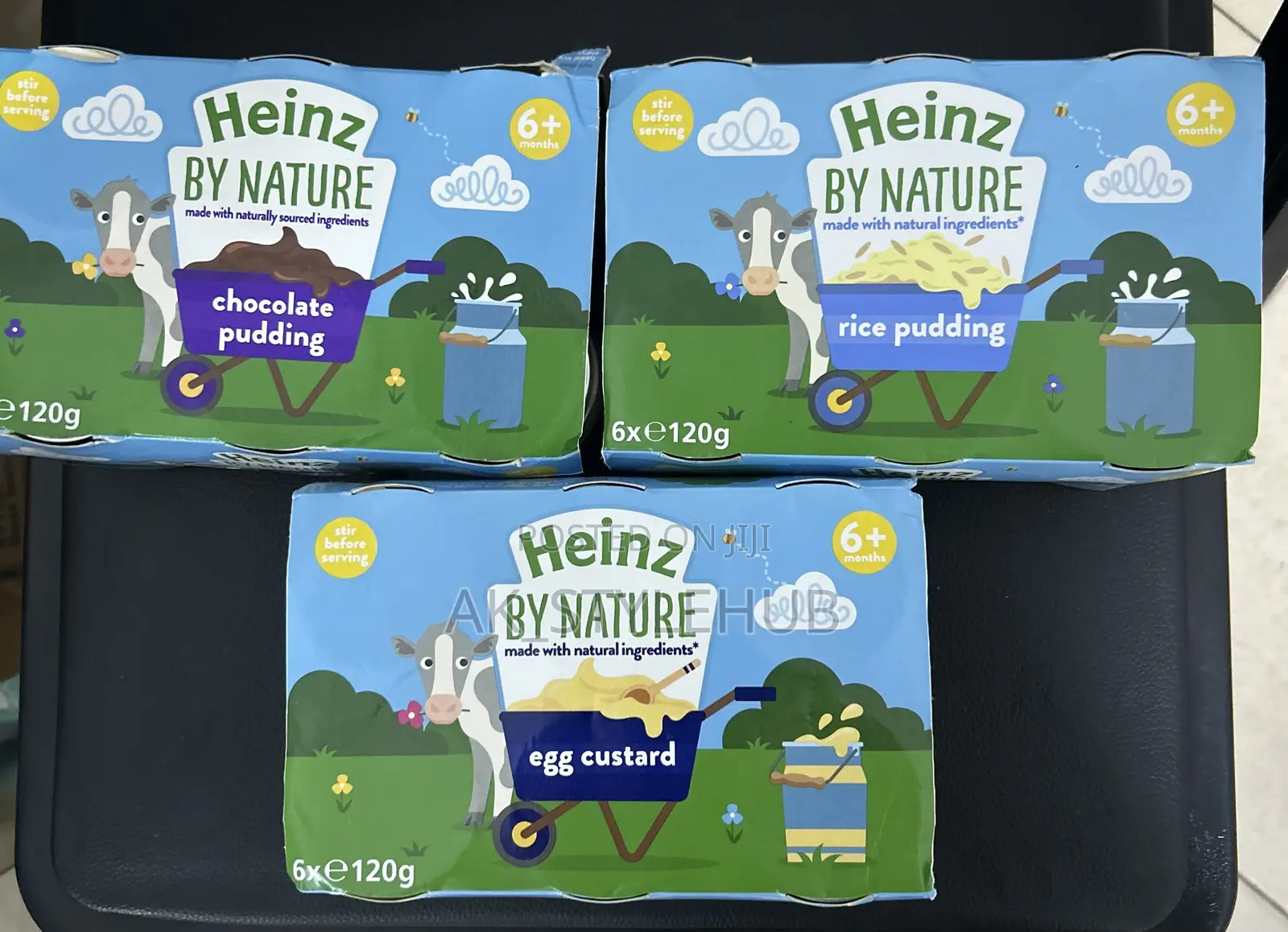 Heinz Breakfast Rice Pudding,Egg Custard,Chocolate Pudding Creamy