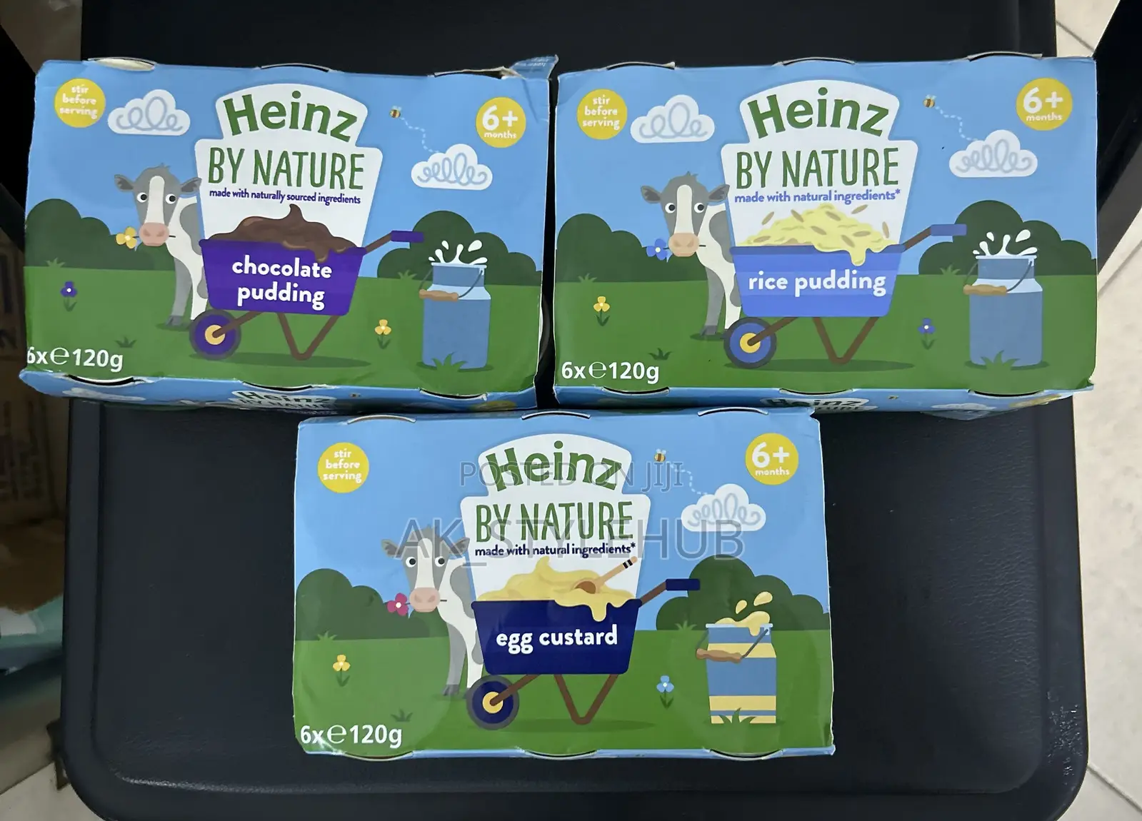 Heinz Breakfast Rice Pudding,Egg Custard,Chocolate Pudding Creamy